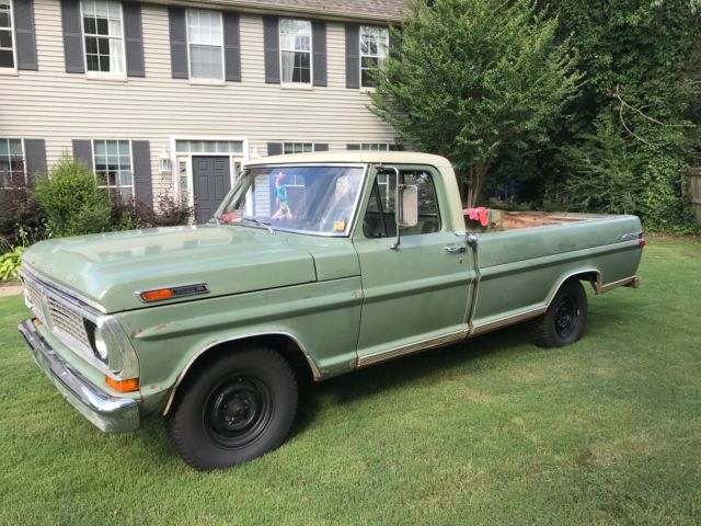 F100 1970 V8 302 Long Bed Sport Custom 59,000 Original Miles. For Sale ...