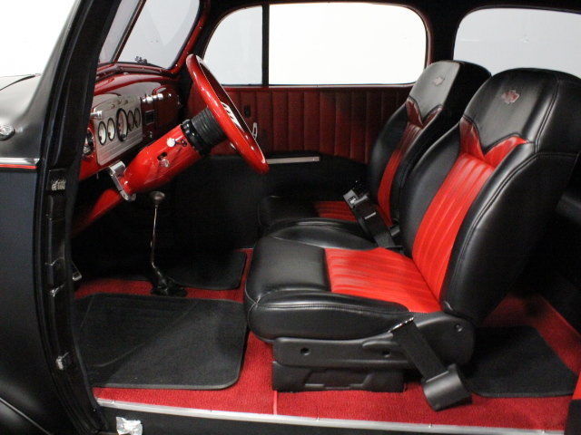 Hotrod Black Steel Body Custom Leather Interior 350 V8