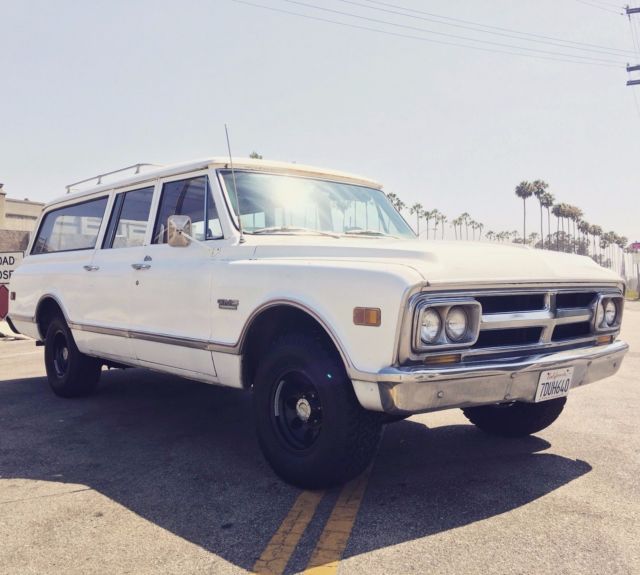 Rare 1968 Gmc Suburban One Owner California Car Rebuilt