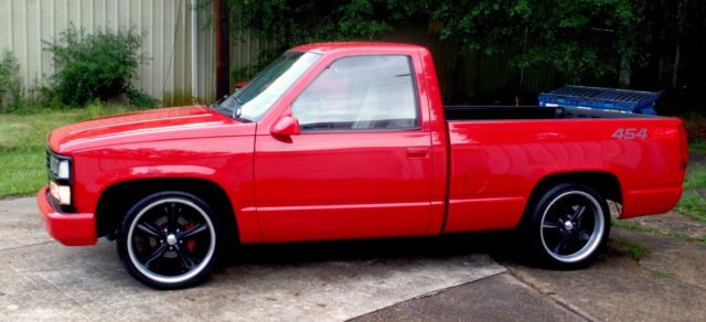 Rare 1992 Red 454 Ss 45k Chevy Truck C 10 Silverado 454ss Overdrive 1378 Made For Sale Photos Technical Specifications Description