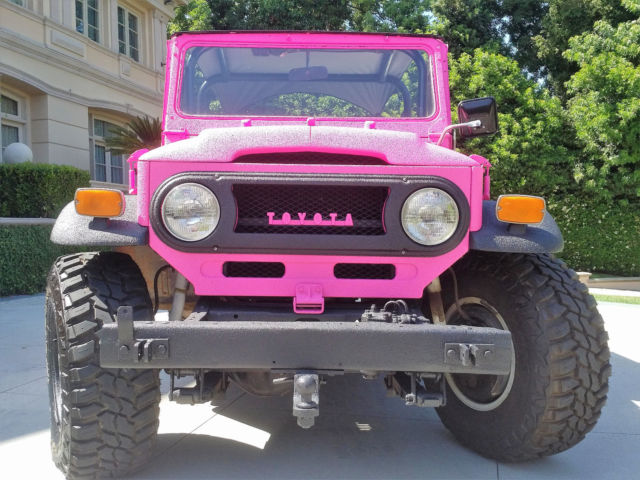 Sexy California Hot Pink 1970 Toyota Fj40 No Reserve Land Cruiser V8 4x4 For Sale Photos