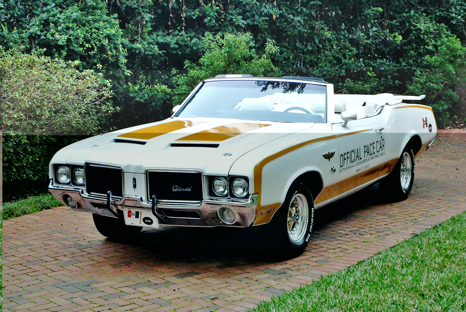 Wow What And Car 1972 Oldsmobile Cutlass Hurst Pace Car Tribute Convertible Mint For Sale In