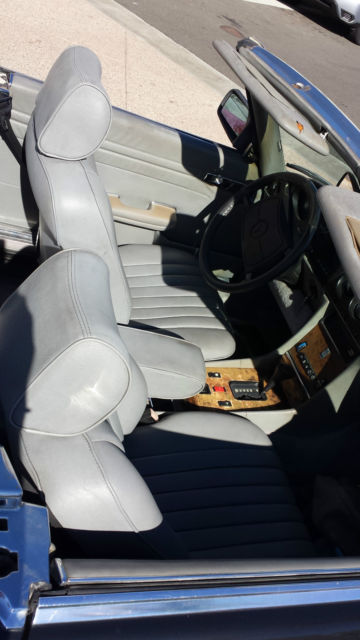 1986 Dark Gray Mercedes-Benz SL-Class Convertible