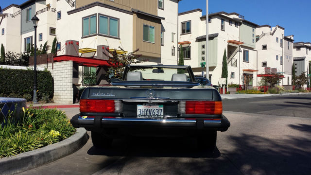 1986 Dark Gray Mercedes-Benz SL-Class Convertible