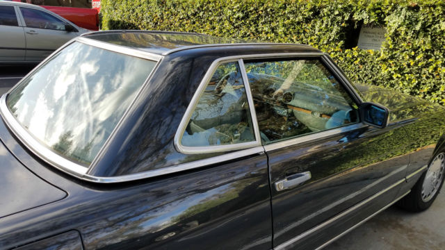 1986 Dark Gray Mercedes-Benz SL-Class Convertible