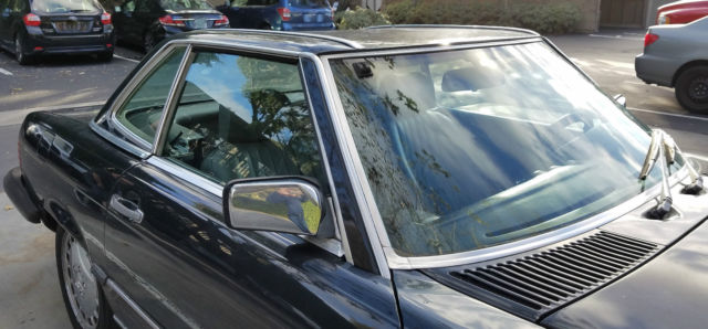 1986 Dark Gray Mercedes-Benz SL-Class Convertible