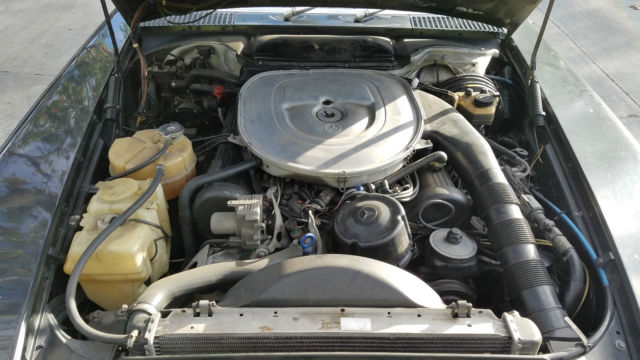 1986 Dark Gray Mercedes-Benz SL-Class Convertible