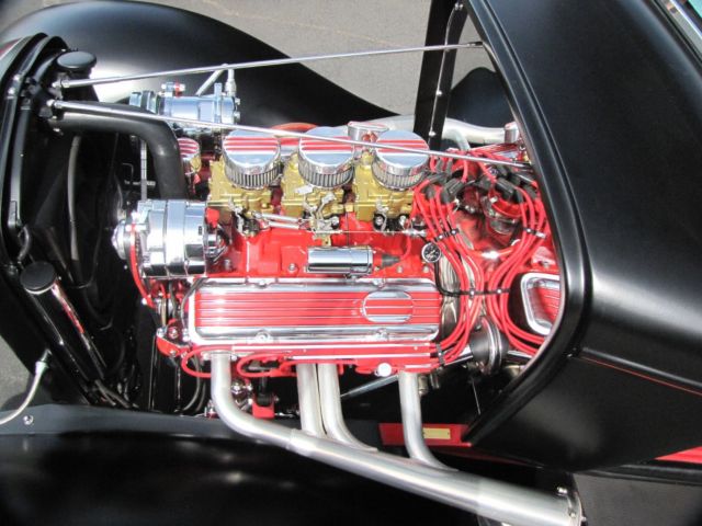 1932 Black Satin Ford - Old School Look Coupe