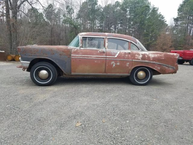1956 PRIMER Chevrolet Bel Air/150/210 4DR SEDAN