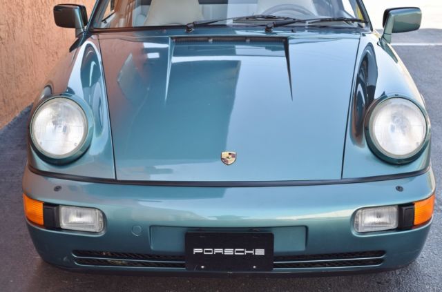 1991 Green Porsche 911 Coupe