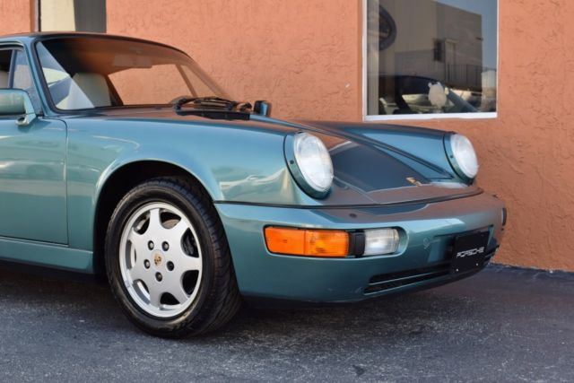 1991 Green Porsche 911 Coupe