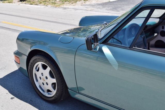 1991 Green Porsche 911 Coupe