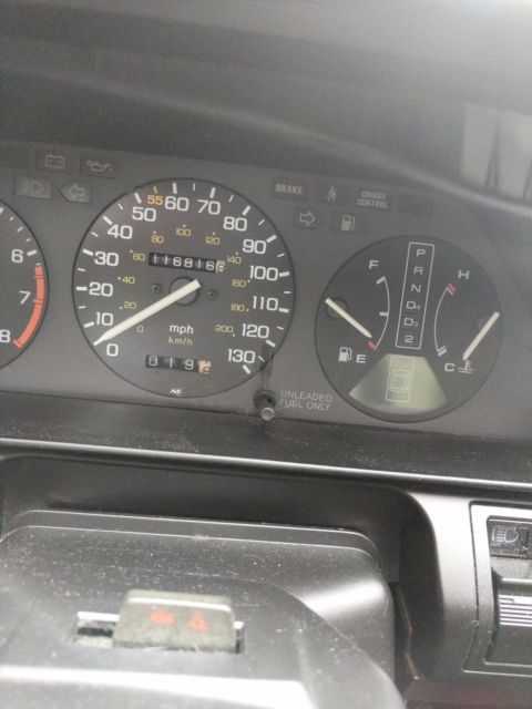 1989 Maroon Honda Accord DX