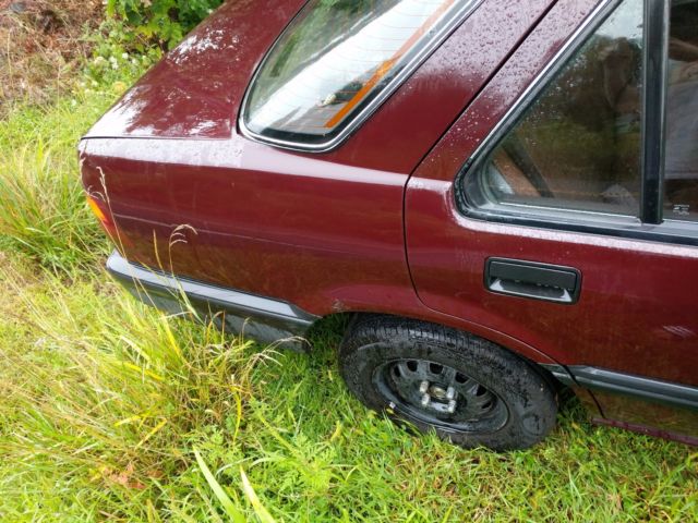 1989 Maroon Honda Accord DX