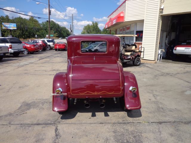 1930 Burgundy Ford Model A Coupe