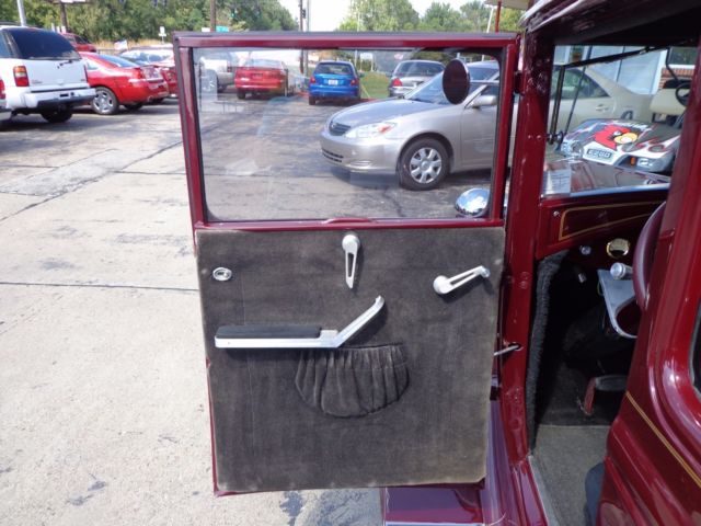 1930 Burgundy Ford Model A Coupe