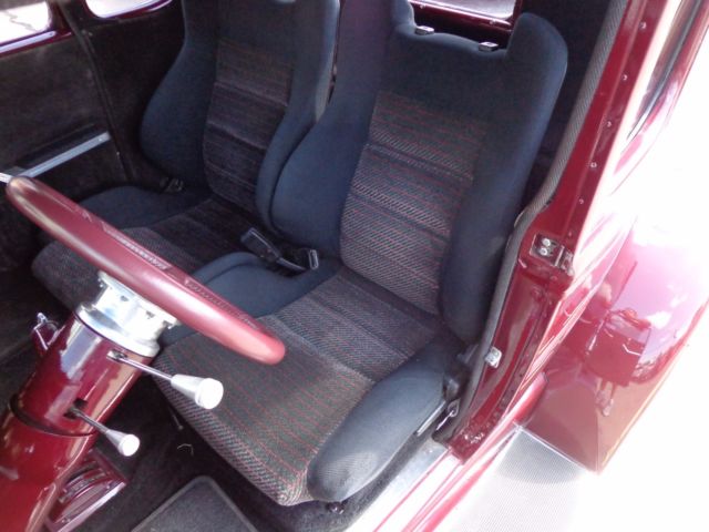 1930 Burgundy Ford Model A Coupe