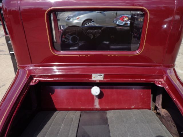 1930 Burgundy Ford Model A Coupe