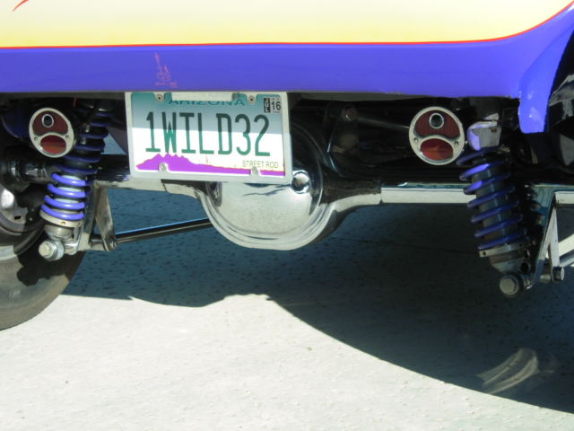1932 PURPLE W/ FLAMES Ford 2 DR.SEDAN ALL STEEL