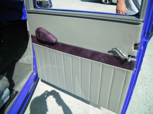 1932 PURPLE W/ FLAMES Ford 2 DR.SEDAN ALL STEEL