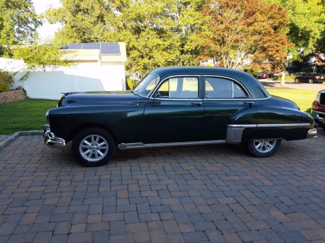 1949 Green Ford Oldsmobile