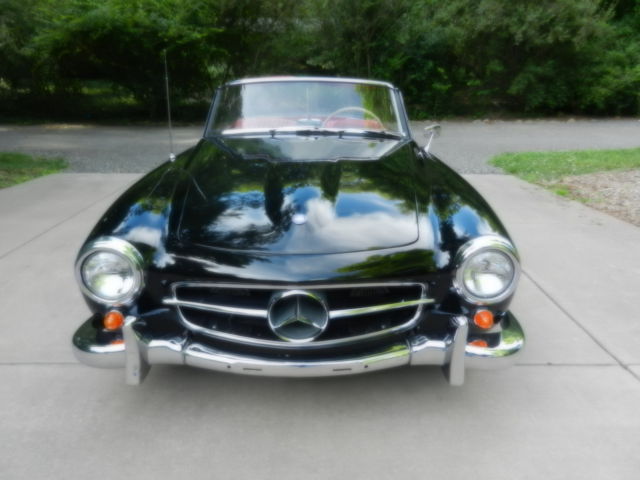 1963 Black Mercedes-Benz 190-Series Convertible