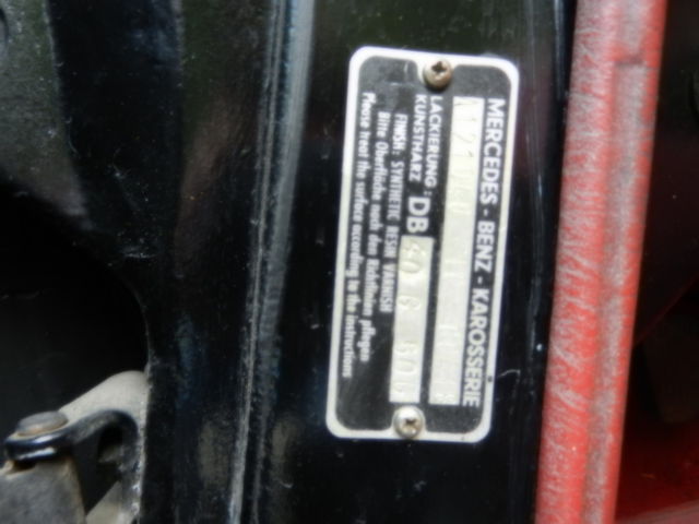 1963 Black Mercedes-Benz 190-Series Convertible