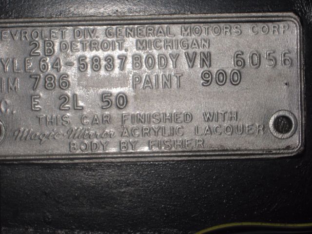 1964 Black Chevrolet Chevelle