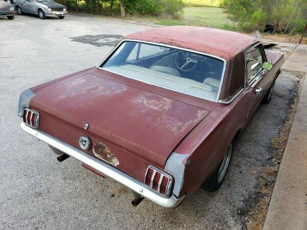 1965 Burgundy Ford Mustang Coupe