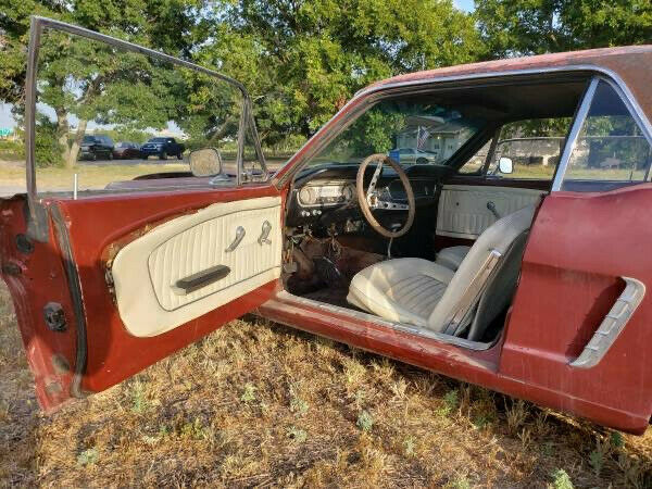 1965 Burgundy Ford Mustang Coupe