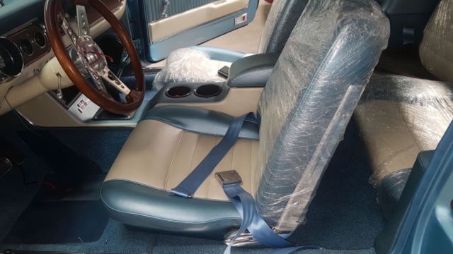 1966 Blue Ford Mustang Convertible