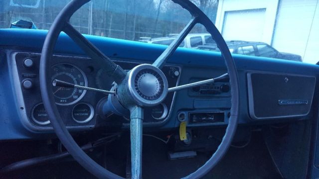1967 Blue Chevrolet C-10 Standard Cab Pickup