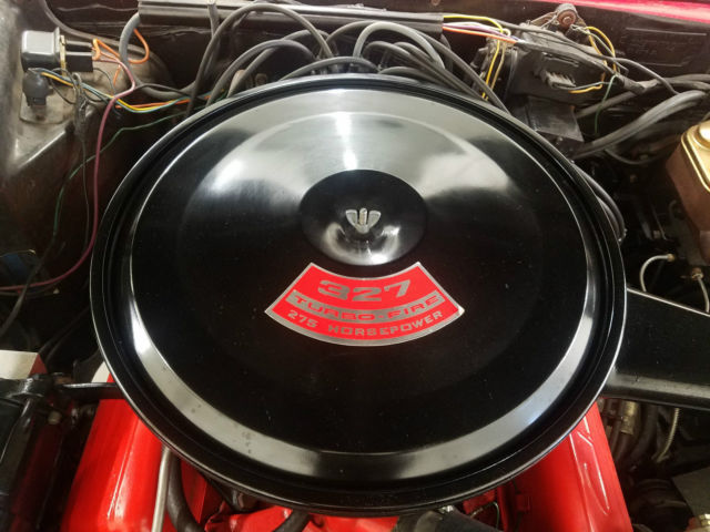 1967 Red Chevrolet Camaro Convertible