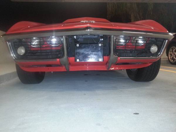 1969 Red Chevrolet Corvette Coupe