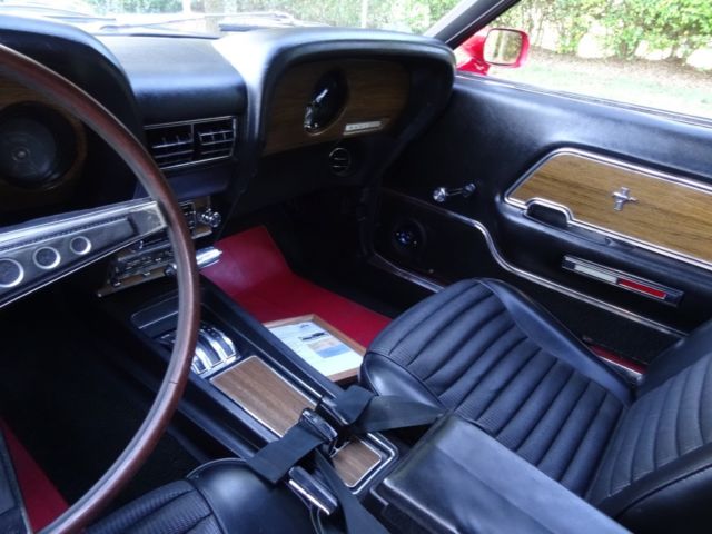 1969 Red Ford Mustang Fastback