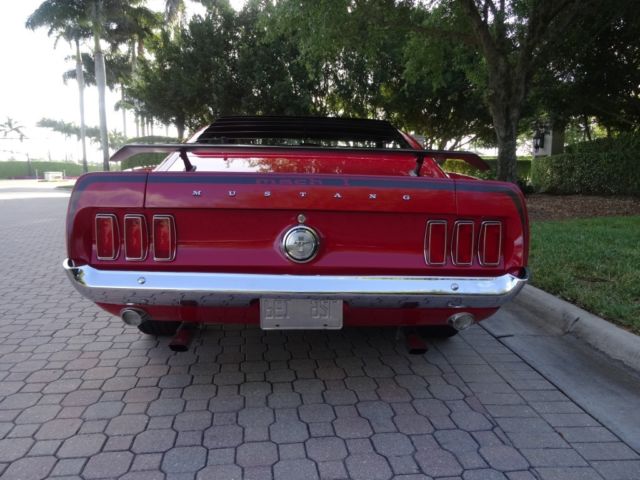 1969 Red Ford Mustang Fastback