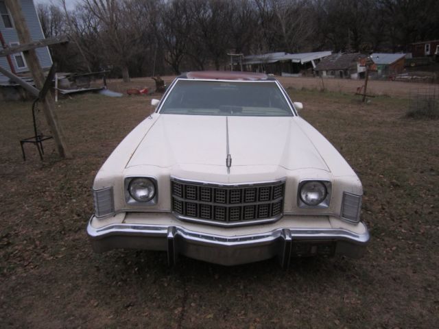 1974 White Ford Torino Coupe