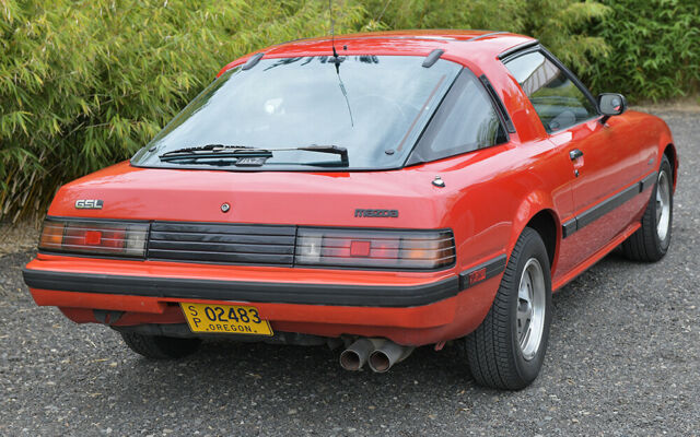 1985 Red Mazda RX-7