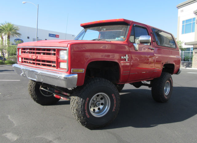1988 RED Chevrolet Blazer SUV