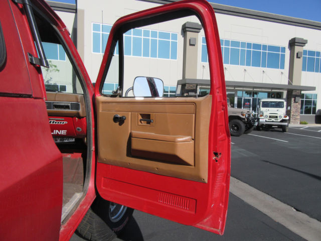 1988 RED Chevrolet Blazer SUV