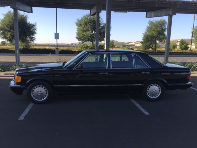 1991 BLACK Mercedes-Benz S-Class LWB SEDAN
