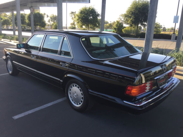 1991 BLACK Mercedes-Benz S-Class LWB SEDAN