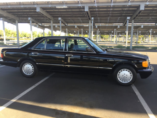 1991 BLACK Mercedes-Benz S-Class LWB SEDAN