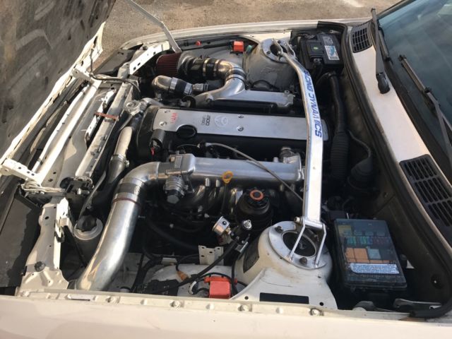 1992 White BMW 3-Series Convertible