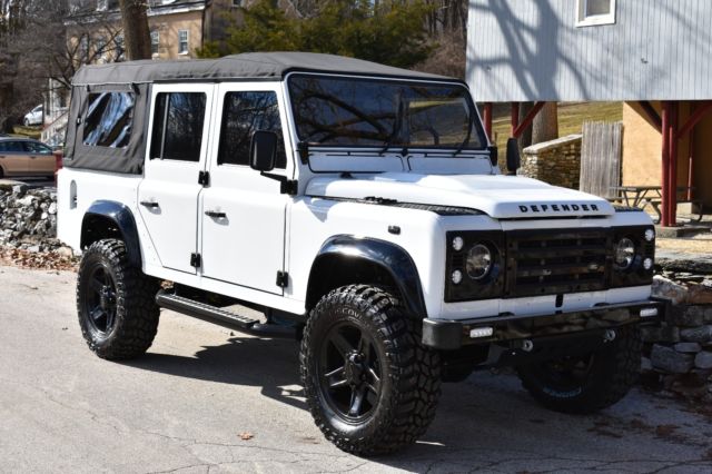 1992 WHITE Land Rover Defender Convertible