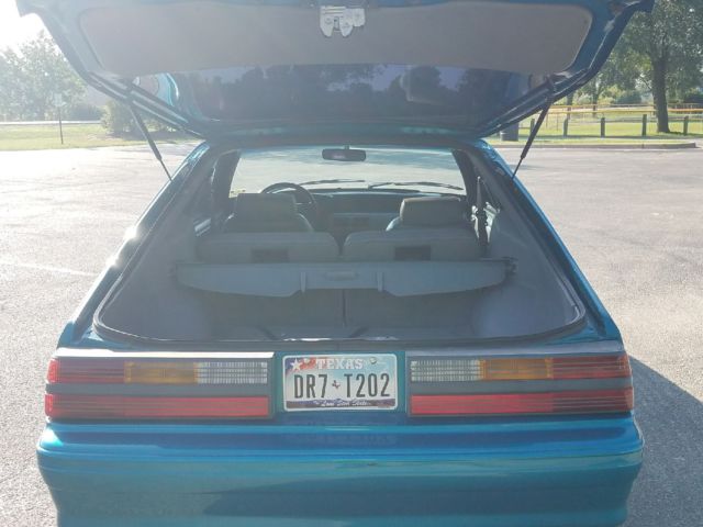 1993 Teal Ford Mustang Coupe
