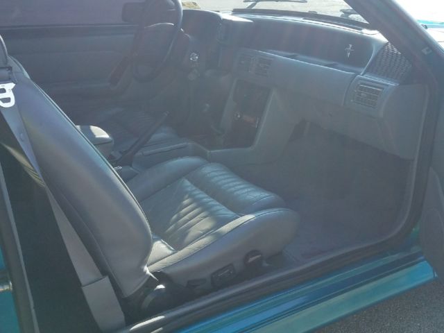 1993 Teal Ford Mustang Coupe