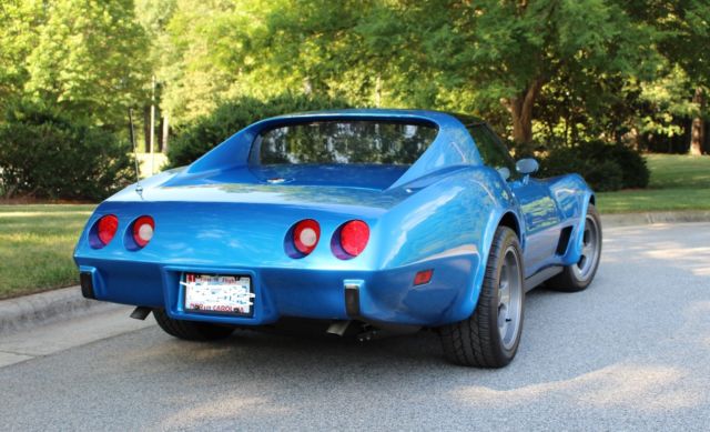 1976 Blue Chevrolet Corvette Coupe