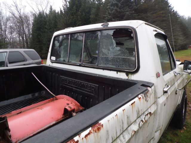1985 Red Ford F-150 Standard Cab Pickup