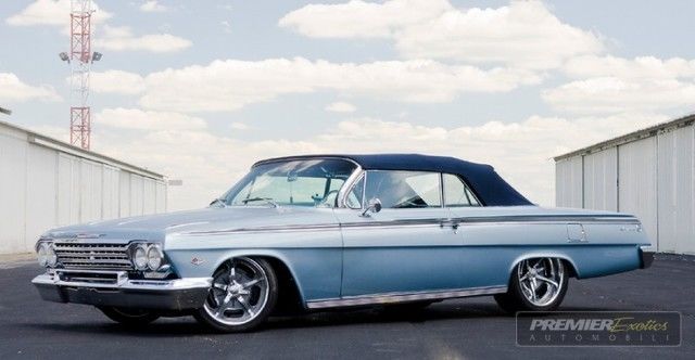 1962 Blue Chevrolet Impala Convertible